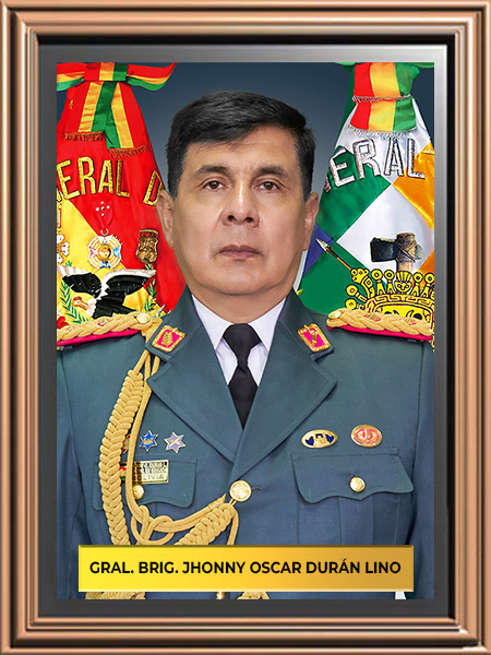 GRAL. BRIG. JHONNY OSCAR DURÁN LINO